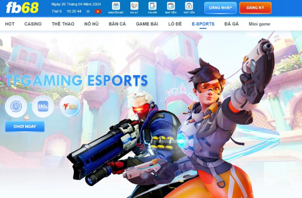 E-Sports Fb68 mang đến cho các thành viên nhiều trò chơi hấp dẫn