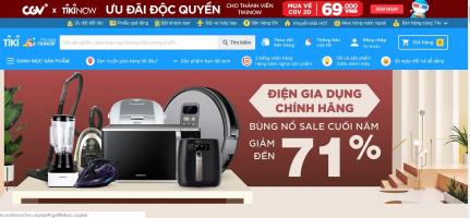 Chương trình khuyến mãi của Tiki cập nhật mới nhất