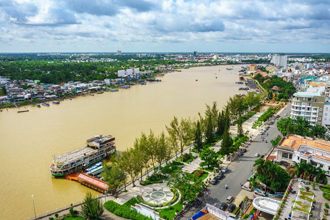 Bến Ninh Kiều vào buổi sáng...