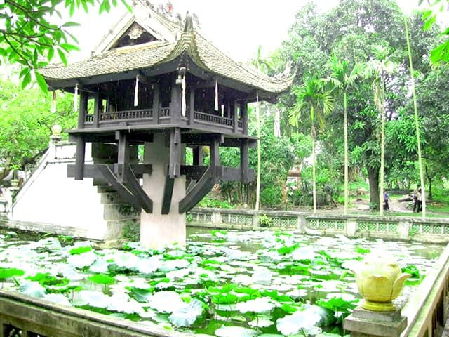 Chùa Một Cột trở thành một trong những biểu tượng đặc trưng cho Việt Nam