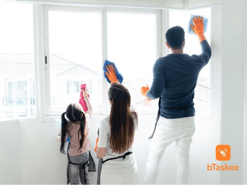 Cùng nhau chia sẻ công việc nhà