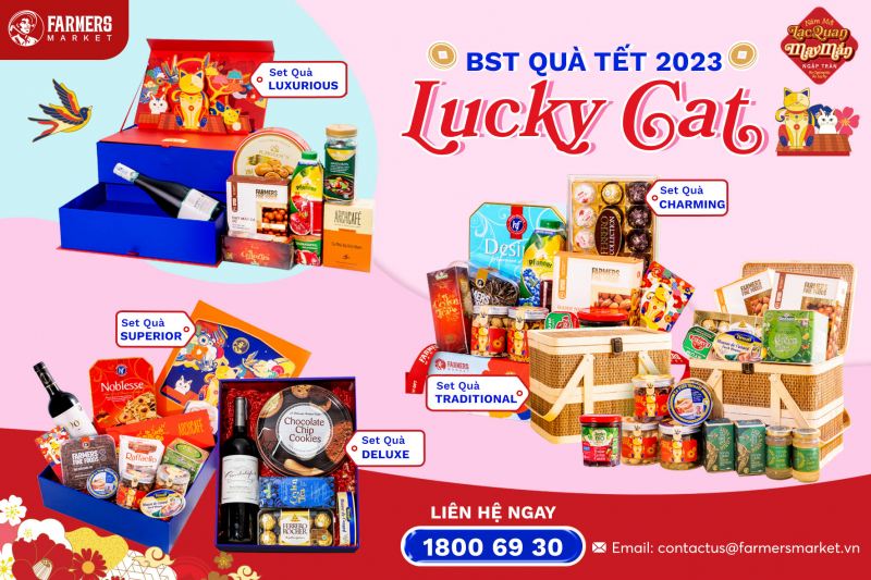 Bộ sưu tập Quà Tết 2023 “Lucky Cat”