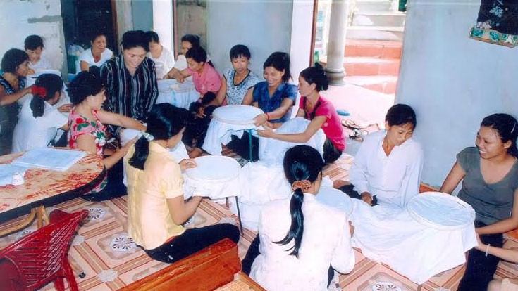 Làng Thêu Ren Thanh Hà