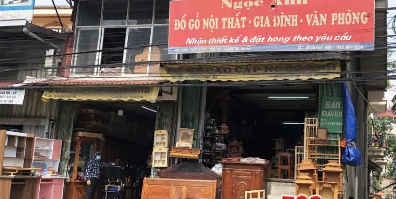 Phố bán nội thất ở đường Ngọc Hồi