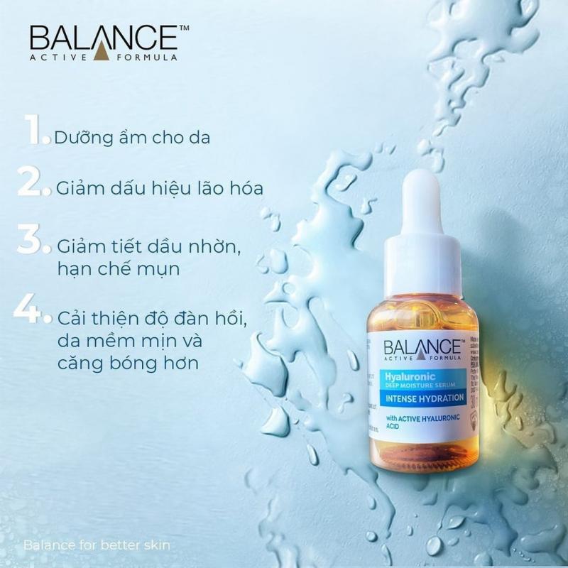 Serum cấp nước dưỡng ẩm sâu da mặt Balance Active Formula /Hyaluronic Deep Moisturizing 30ml