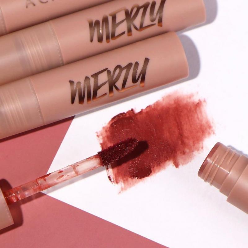 Son kem siêu lì, chuẩn màu, mịn mướt như bơ Merzy Academia Mellow Tint
