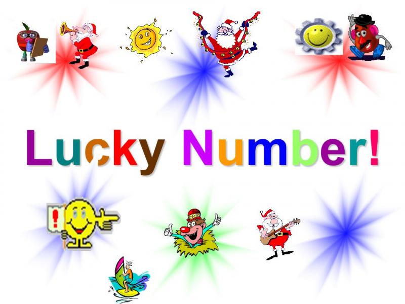 Trò chơi: Lucky number (con số may mắn)